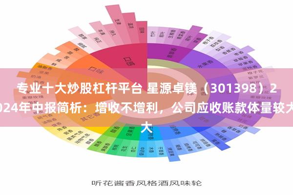 专业十大炒股杠杆平台 星源卓镁（301398）2024年中报简析：增收不增利，公司应收账款体量较大